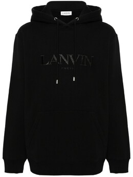 Lanvin: Чёрная толстовка 