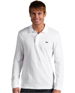 Lacoste: Поло с длинным рукавом 