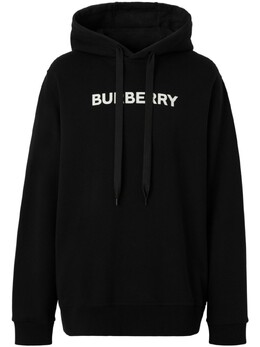 Burberry: Чёрная толстовка 
