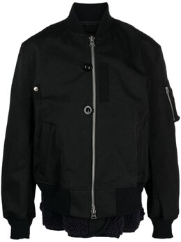 Sacai: Куртка с воротником 