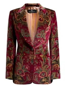ETRO: Жакет с растительным принтом 