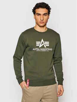 Alpha Industries: Зелёная толстовка 