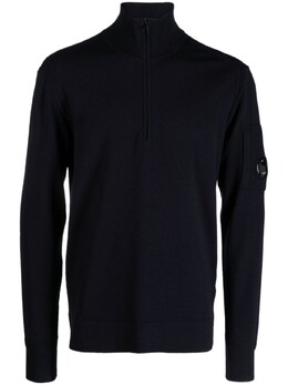C.P. Company: Синий свитер  Lens