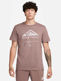 Nike: Фиолетовая футболка  Trail