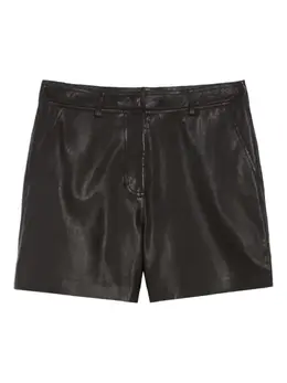 Weekend Max Mara: Кожаные шорты 