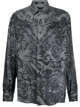 Philipp Plein: Рубашка с принтом 