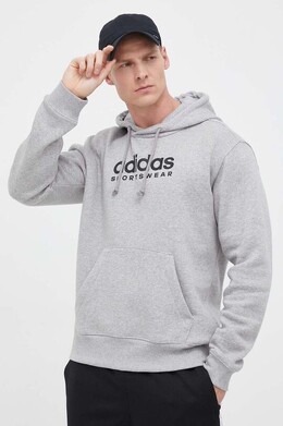 Adidas: Серая толстовка 