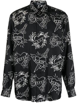 Philipp Plein: Чёрная рубашка 