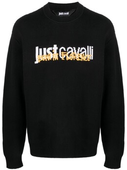 Just Cavalli: Чёрный свитер 
