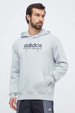 Adidas: Синяя толстовка 