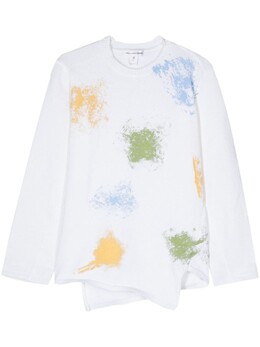 Comme des Garçons: Белый свитер 