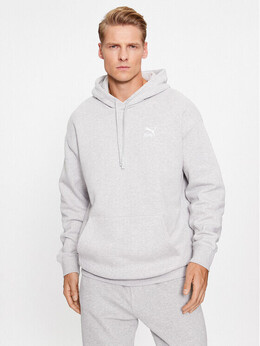 PUMA: Серая толстовка  Classics