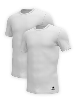 Adidas: Белая майка 