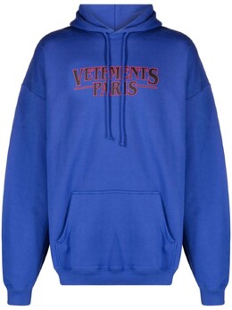 Vetements: Синяя толстовка 