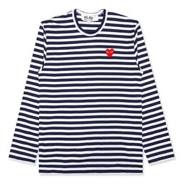 Comme Des Garçons Play: Футболка в полоску 