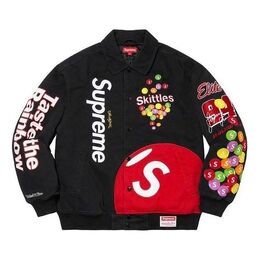 Supreme: Чёрная куртка  Mitchell Ness