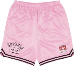 Supreme: Атласные шорты  Mitchell Ness
