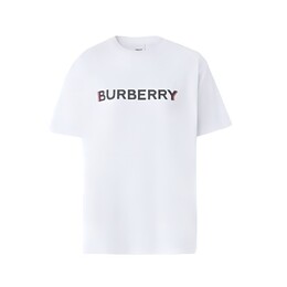 Burberry: Футболка оверсайз 