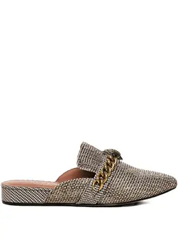 Kurt Geiger London: Бежевые сабо 