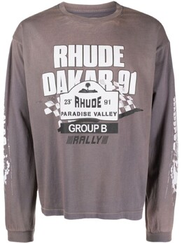 Rhude: Серый свитшот 