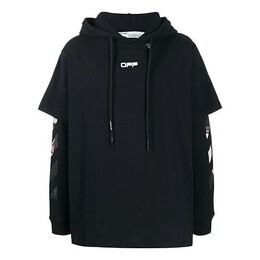 Off-White: Толстовка  Caravaggio Arrows с принтом