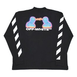 Off-White: Футболка  Diagonal в полоску