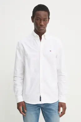 Tommy Jeans: Бежевая рубашка 
