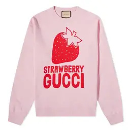 Gucci: Розовый свитер 