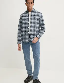 Tommy Jeans: Тёмная рубашка 
