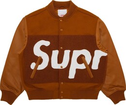 Supreme: Жёлтая куртка  Big Logo