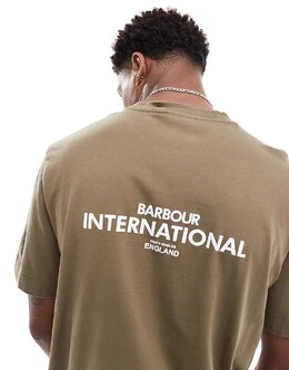 Barbour: Футболка  International цвета хаки