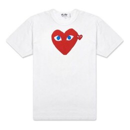 Comme Des Garçons Play: Голубая футболка  Heart