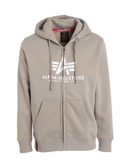 Alpha Industries: Толстовка цвета хаки 
