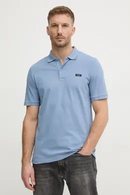 Calvin Klein: Синее поло 
