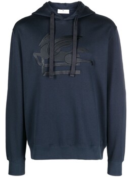 Etro: Синяя толстовка 