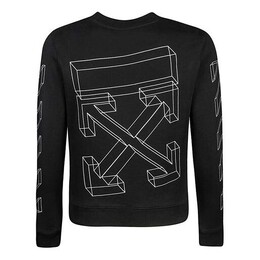 Off-White: Чёрная толстовка  Virgil