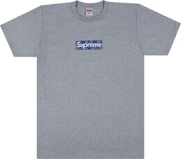 Supreme: Серая футболка  Box Logo
