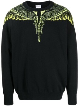 Marcelo Burlon County Of Milan: Чёрный свитер 