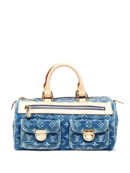 Louis Vuitton Pre-Owned: Голубая сумка 