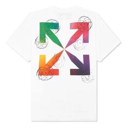 Off-White: Яркая футболка  Futura