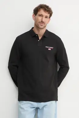 Polo Ralph Lauren: Чёрная футболка 