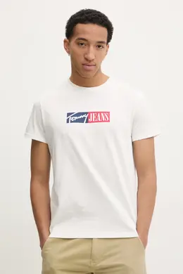 Tommy Jeans: Хлопковая футболка 