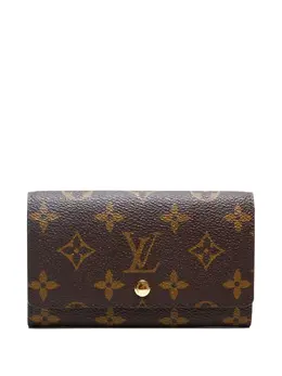 Louis Vuitton Pre-Owned: Коричневый кошелёк 