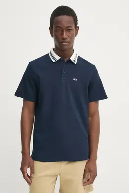 Tommy Jeans: Тёмное поло 
