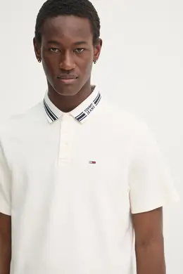 Tommy Jeans: Бежевое поло 