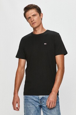 Tommy Jeans: Чёрная футболка 