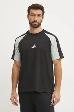 Adidas: Чёрная футболка  Essential