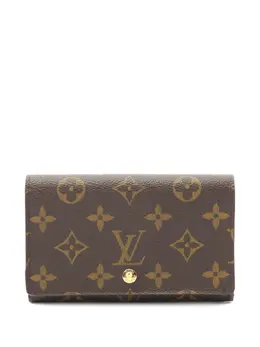 Louis Vuitton Pre-Owned: Коричневый кошелёк 