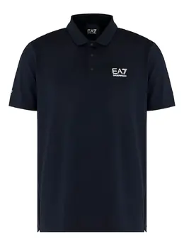 Ea7 Emporio Armani: Синее поло 