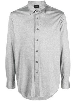 Brioni: Серая рубашка 